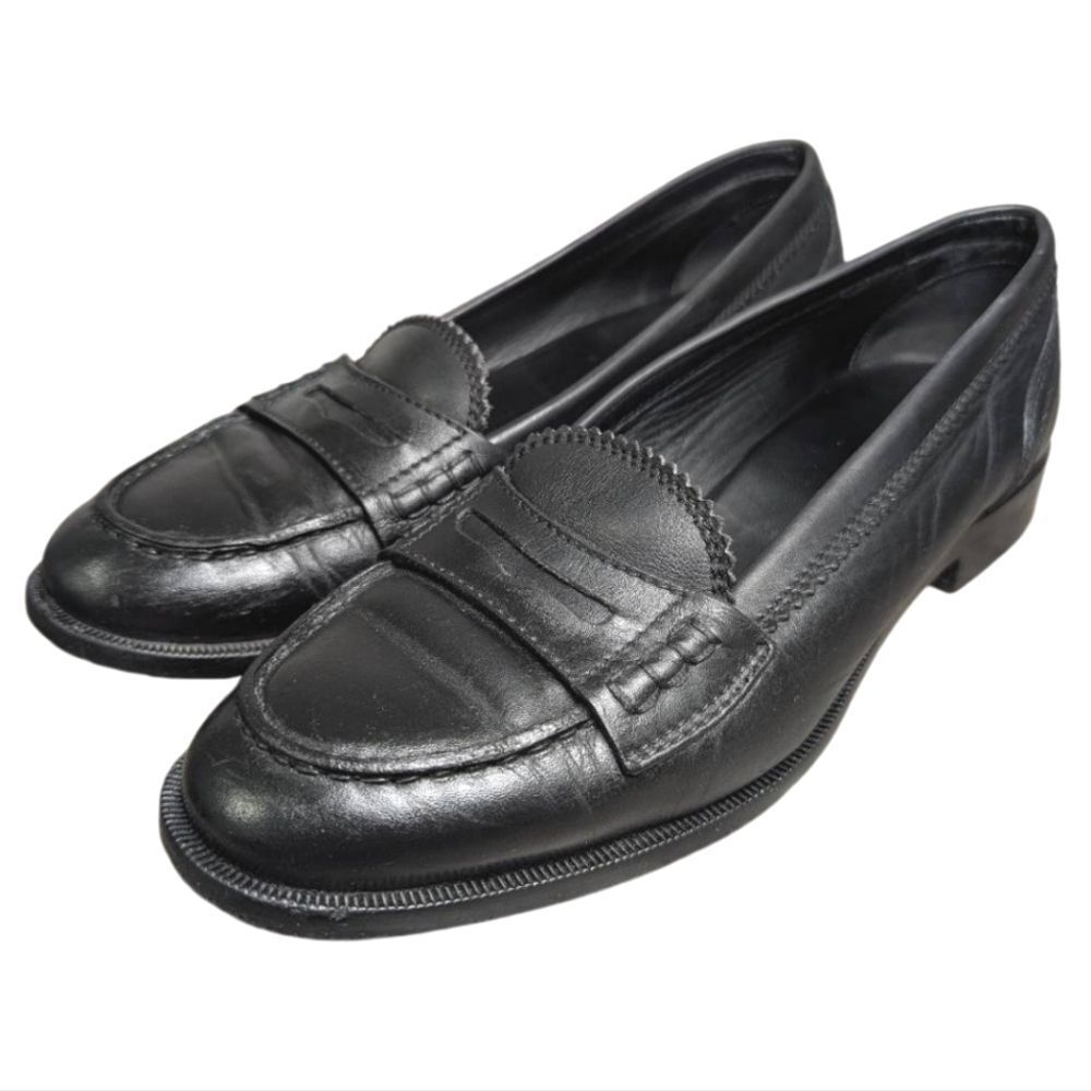 Bottega Veneta Black Leather Loafers